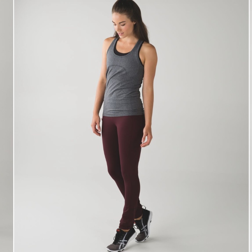 Lululemon Can't Stop Pant II Bordeaux Drama / Mountain Peaks size 4 - Picture 1 of 14